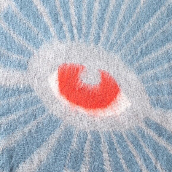 House Of Errors Gray Knitted Sweater With Mysterious Eye Pattern - Picture 4 of 6